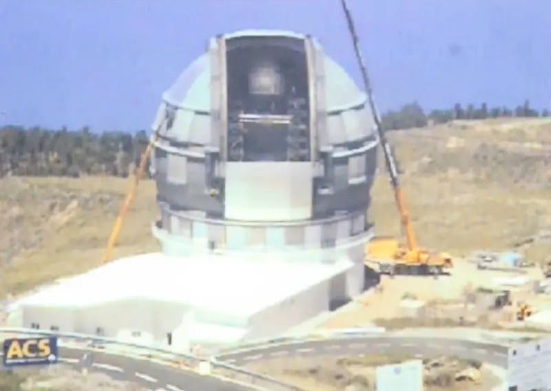 Construcción del GRANTECAN 2007-2008